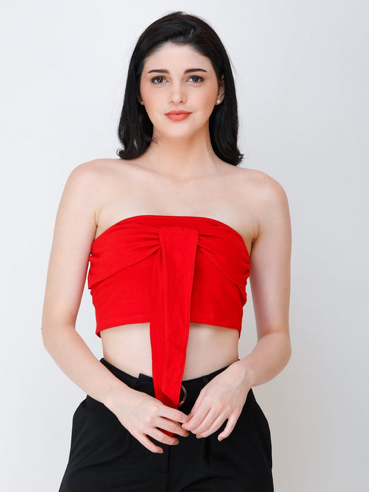 SCORPIUS Red knot tube top