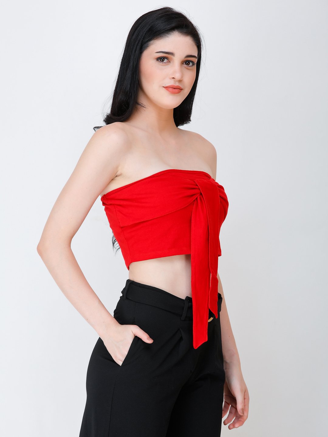 SCORPIUS Red knot tube top