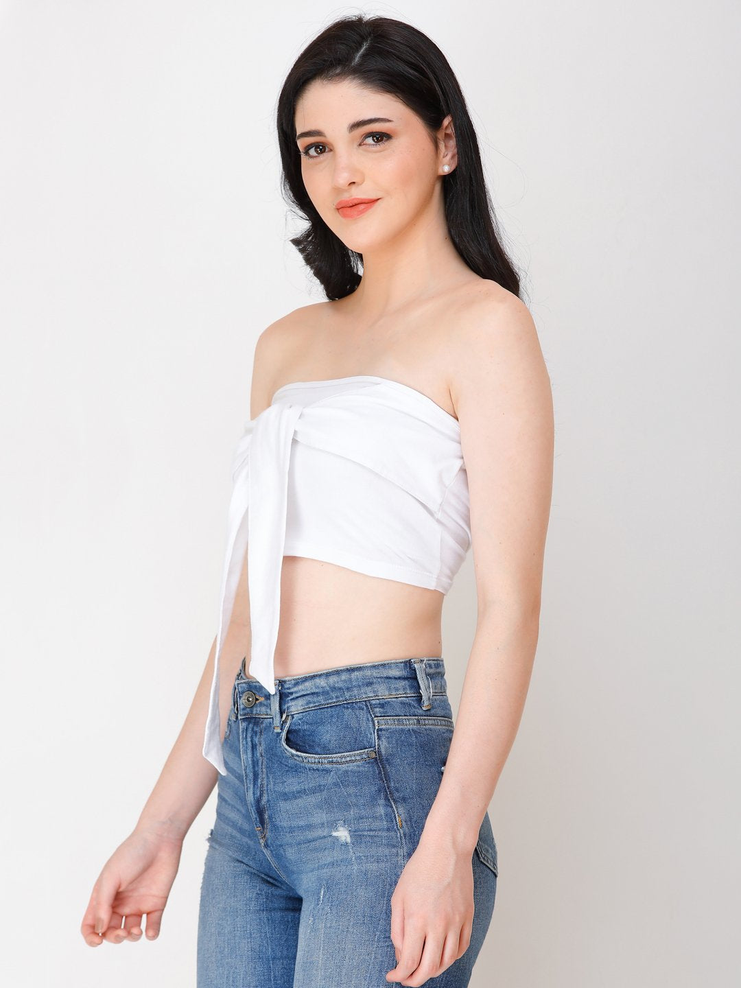 SCORPIUS White knot tube top
