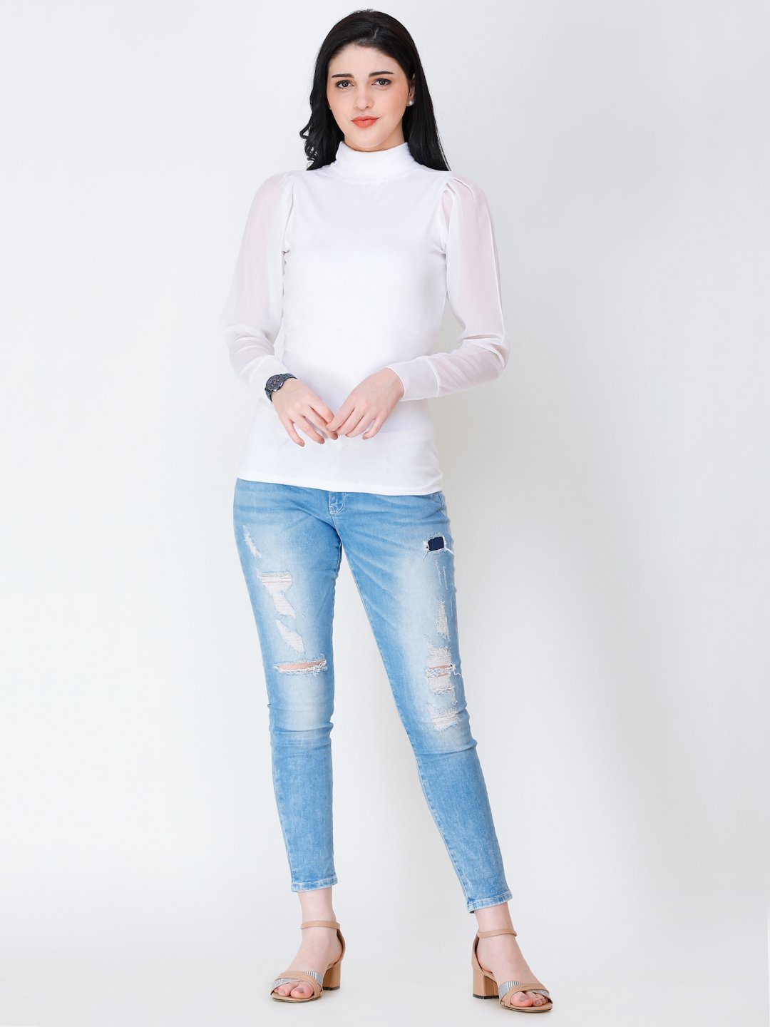 SCORPIUS White regular top