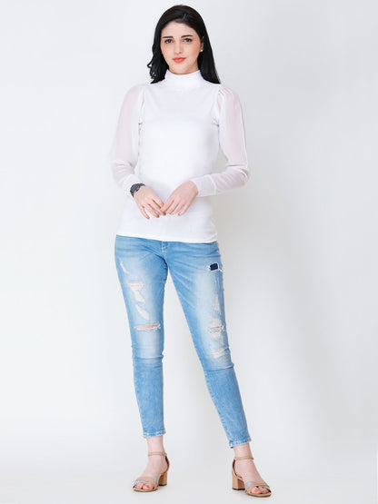SCORPIUS White regular top