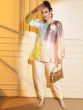 Vibrant and Luxurious: Indian Women's Multicolor Coord Set with Hand Embroidery | Hues of India