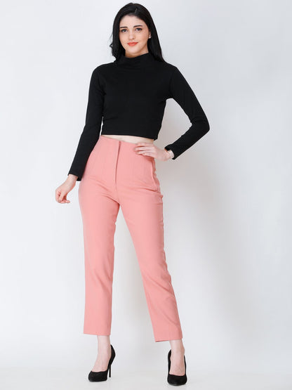 SCORPIUS high neck black top