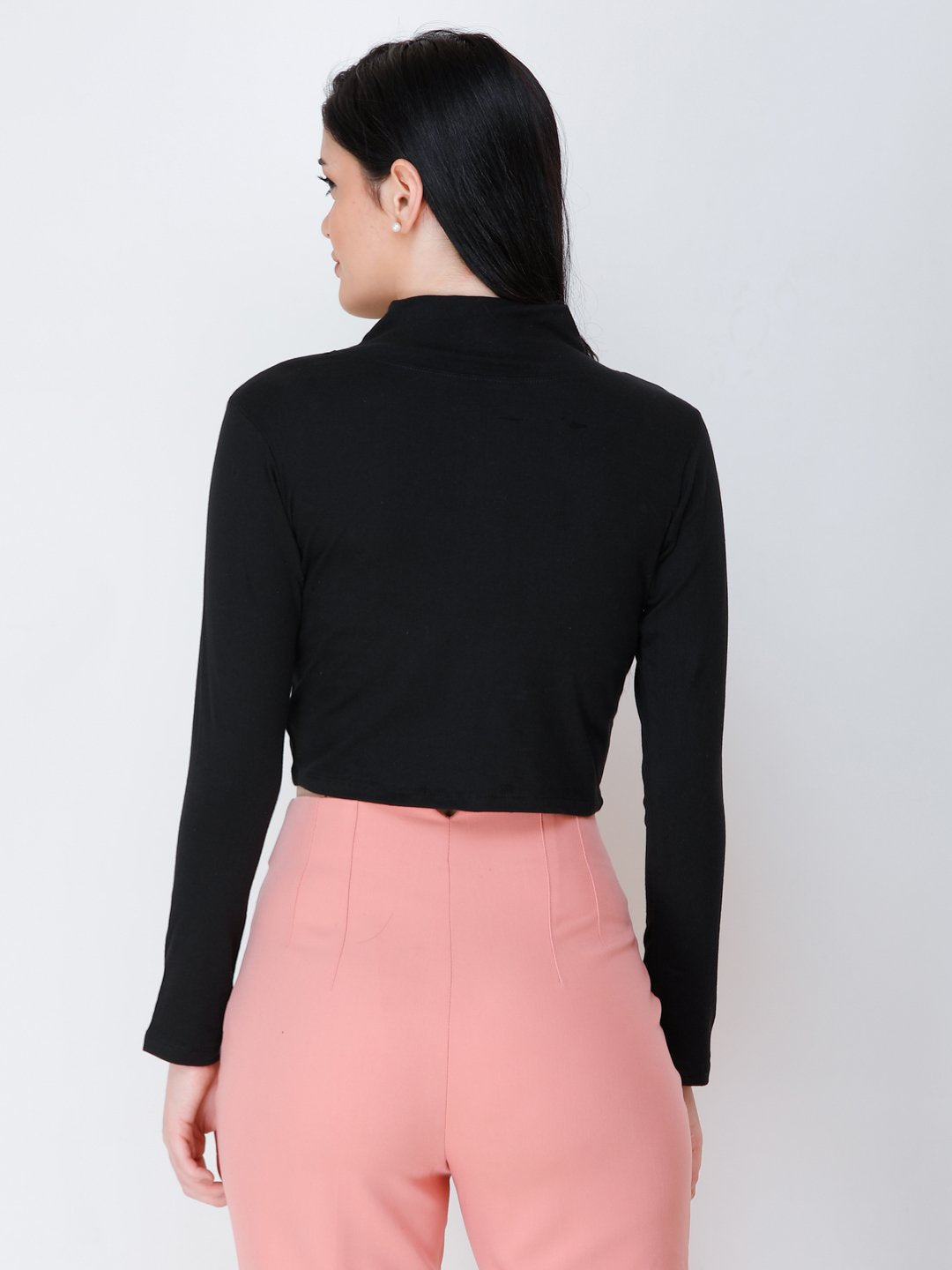 SCORPIUS high neck black top