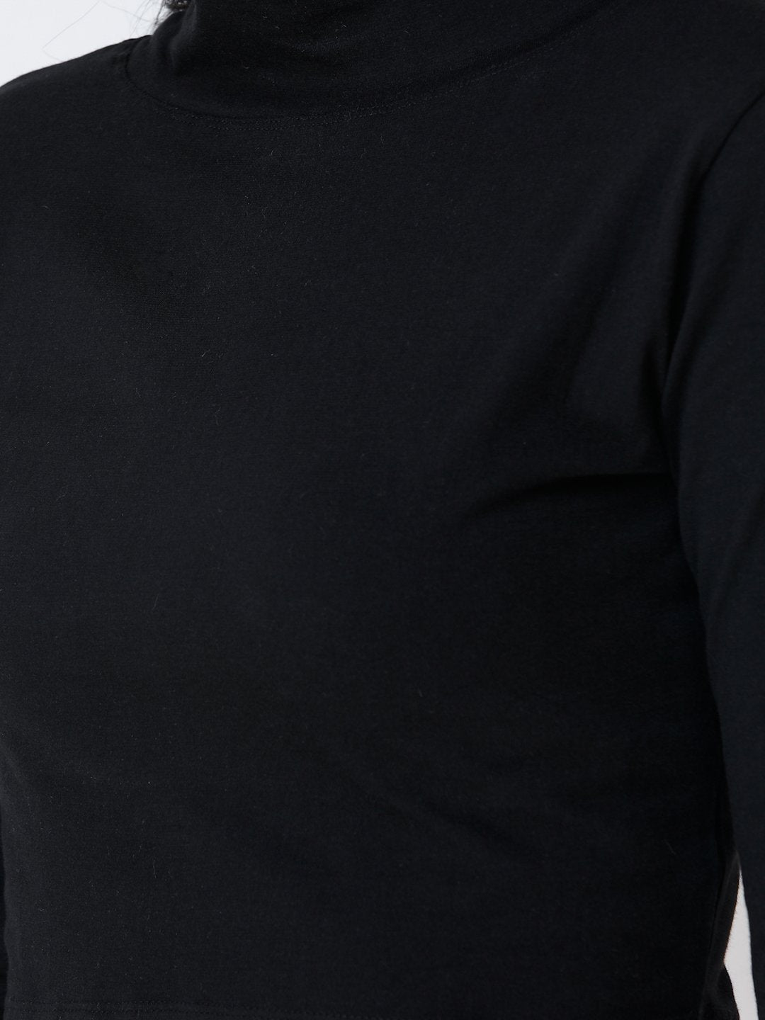 SCORPIUS high neck black top