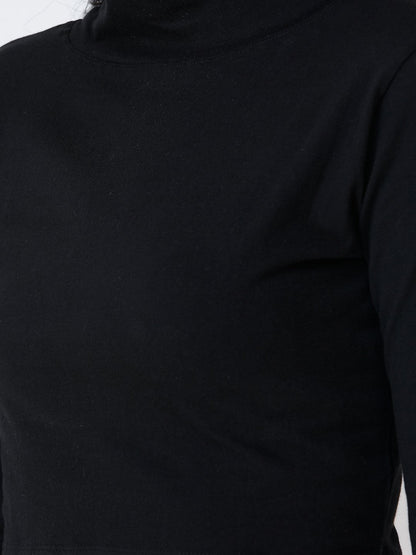 SCORPIUS high neck black top