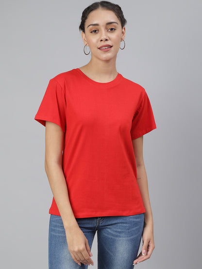 SCORPIUS Red Loose Fit Tshirt