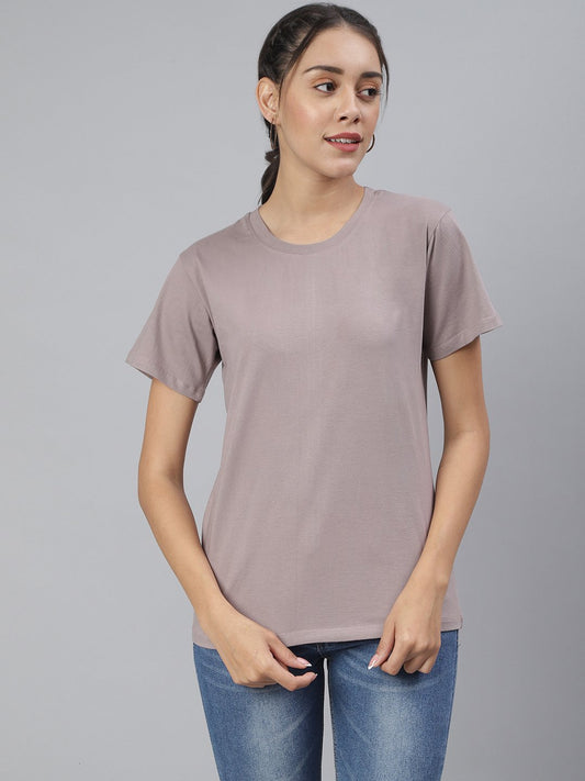 SCORPIUS Beige Loose Fit Tshirt