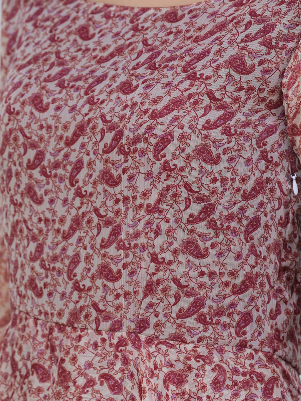 SCORPIUS Printed Full sleeve Layered dress