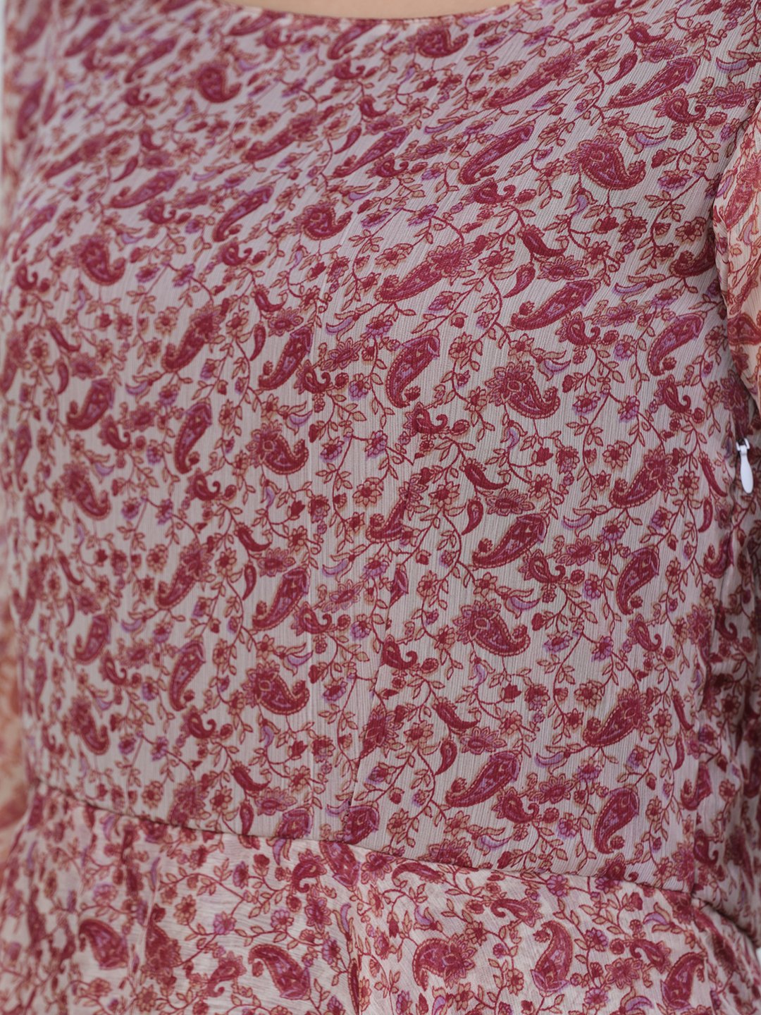 SCORPIUS Printed Full sleeve Layered dress