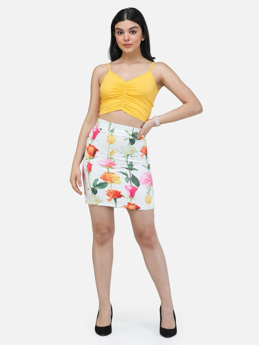 SCORPIUS YELLOW FRONT ELASTIC STRAP TOP