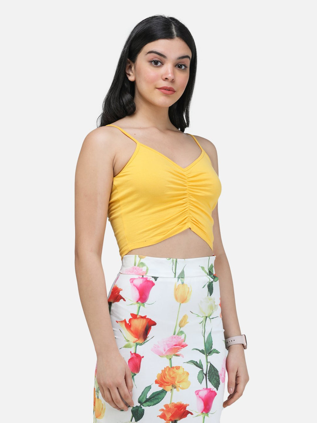 SCORPIUS YELLOW FRONT ELASTIC STRAP TOP