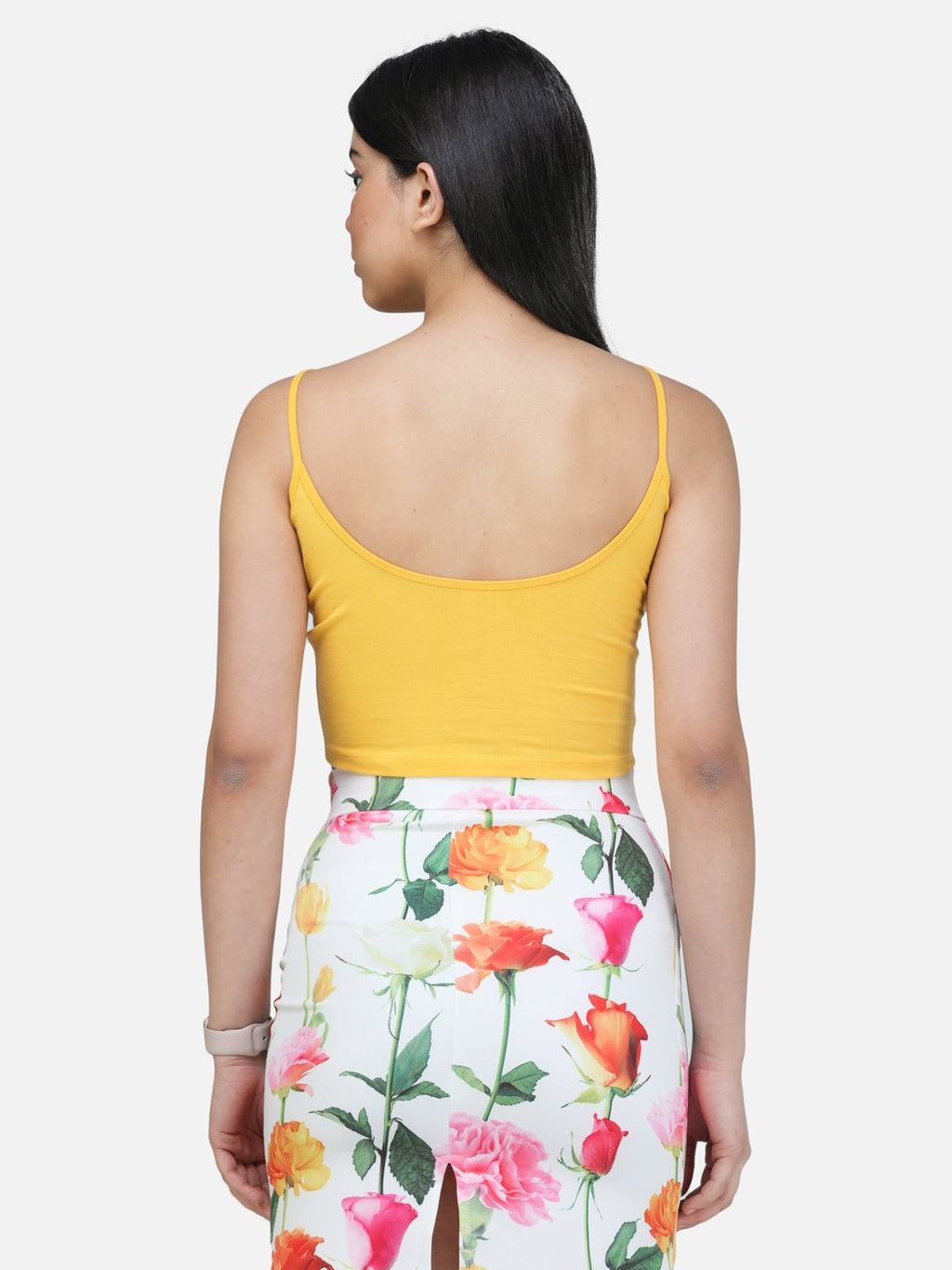 SCORPIUS YELLOW FRONT ELASTIC STRAP TOP