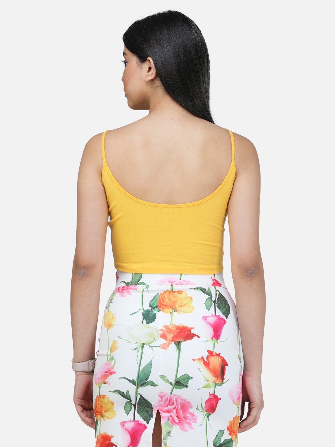 SCORPIUS YELLOW FRONT ELASTIC STRAP TOP