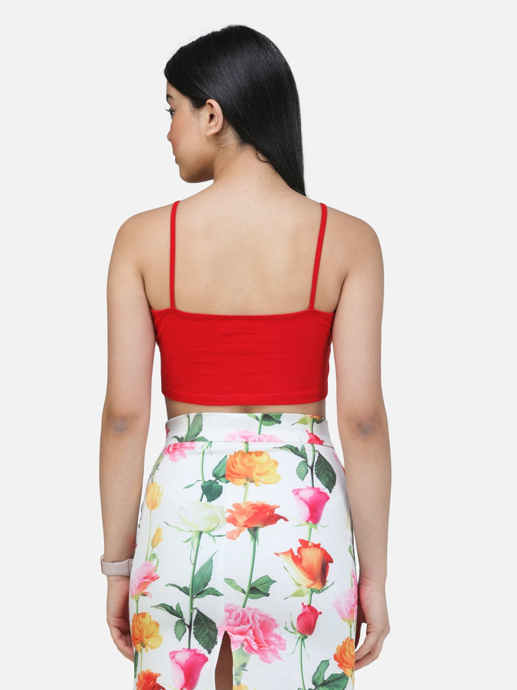 SCORPIUS RED BRALETTE TOP