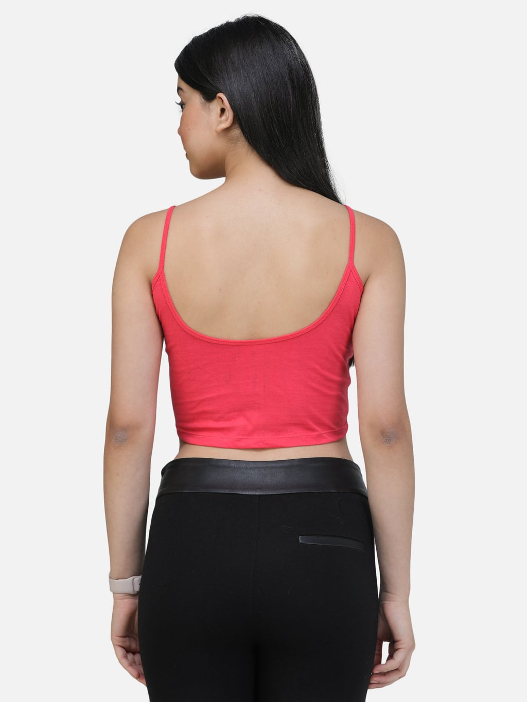 SCORPIUS CORAL FRONT ELASTIC STRAP TOP