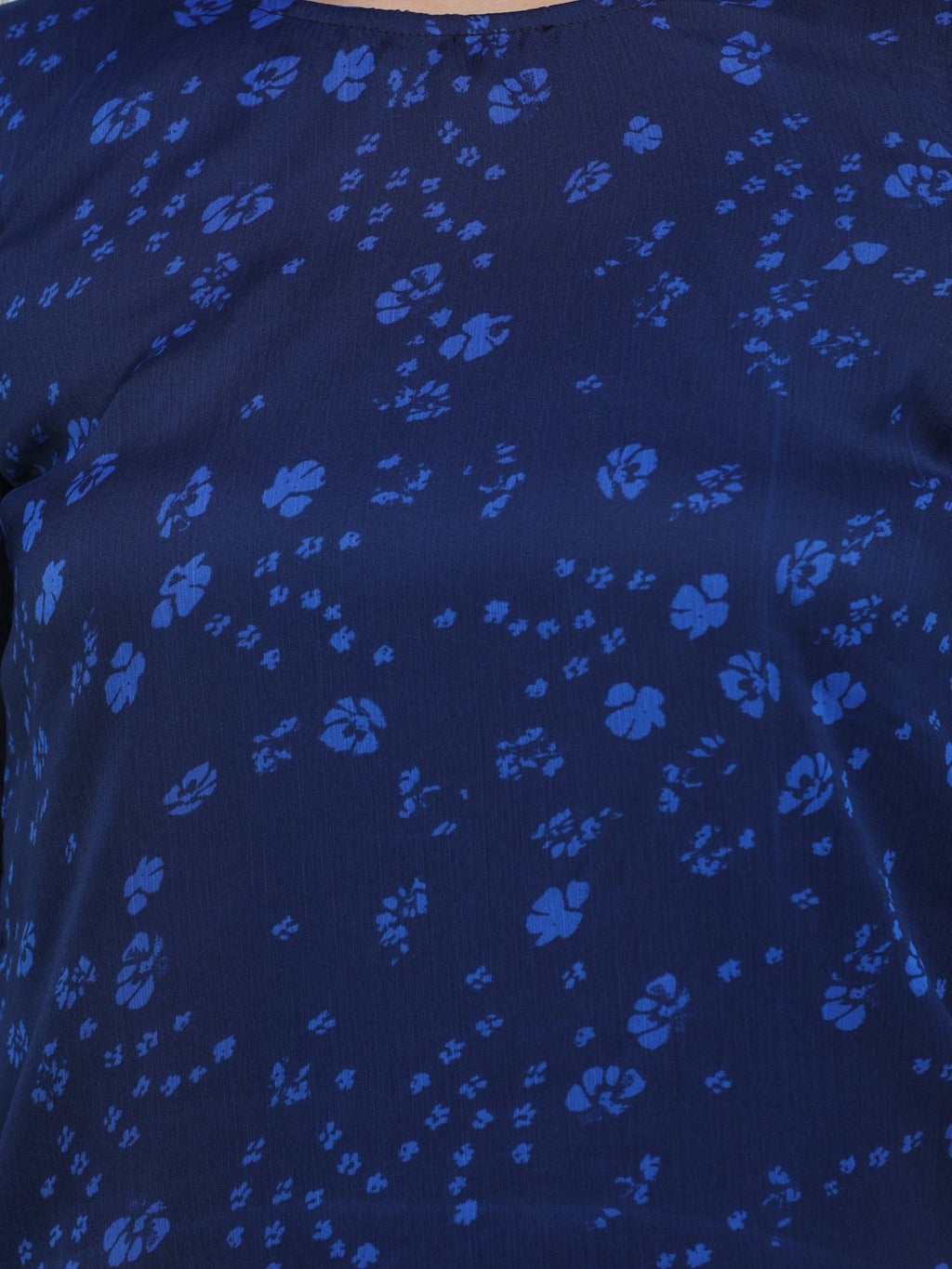 SCORPIUS PRINTED NAVY TOP