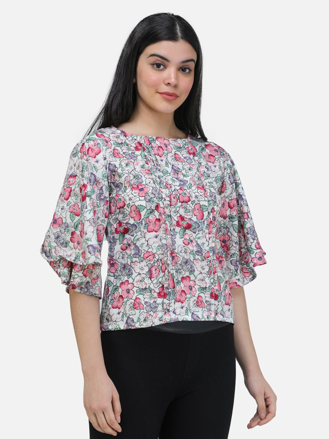 SCORPIUS FLORAL REGULAR TOP