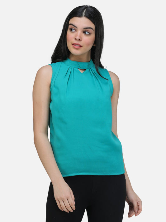 SCORPIUS SOLID BLUE REGULAR TOP