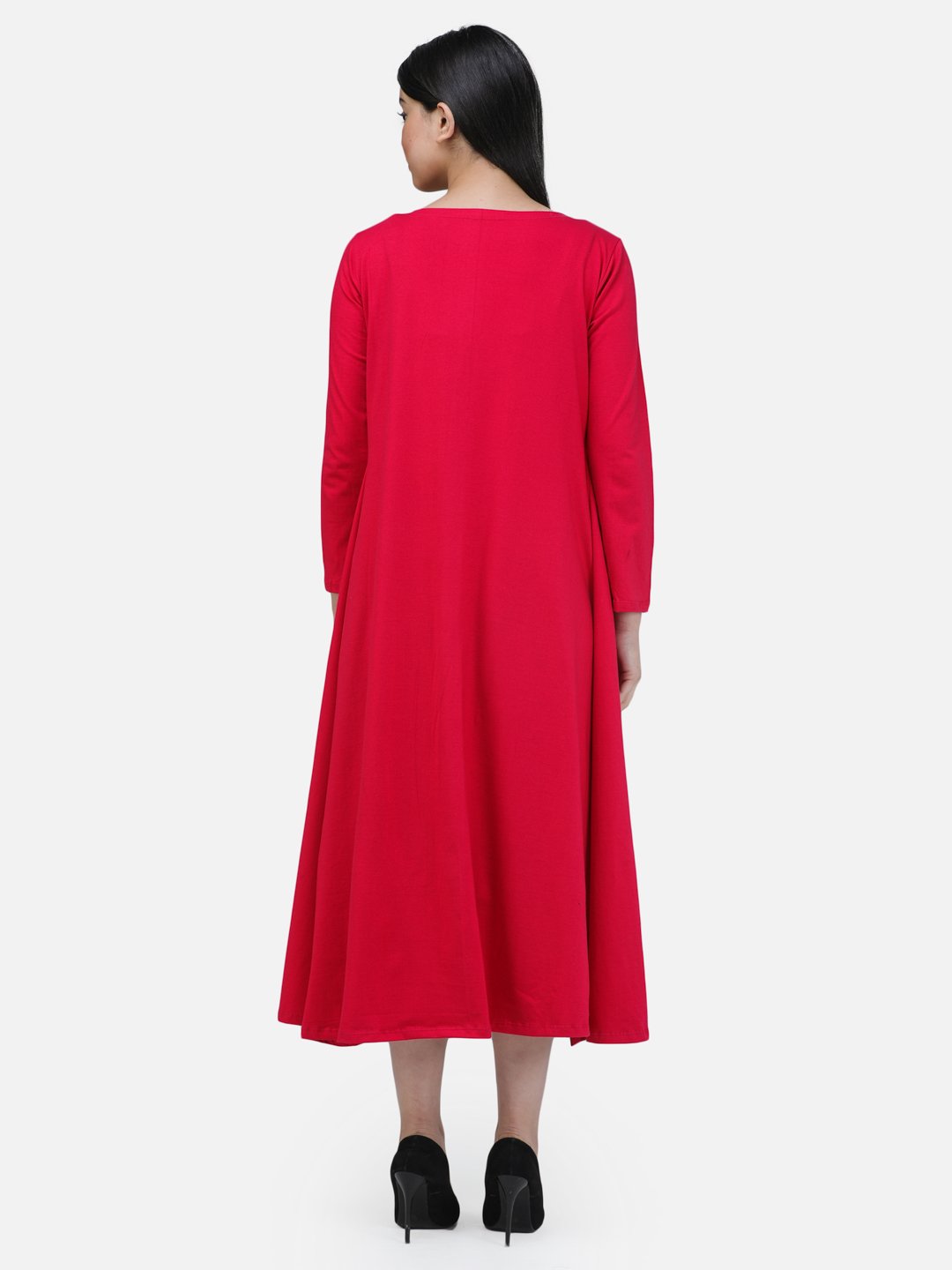 SCORPIUS MAGENTA SOLID LONG SHRUG