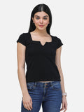 SCORPOUS SOLID BLACK TOP
