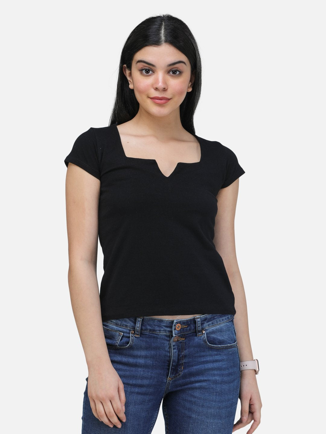 SCORPOUS SOLID BLACK TOP