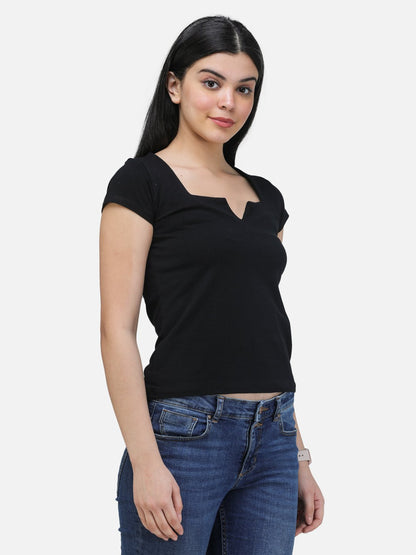 SCORPOUS SOLID BLACK TOP