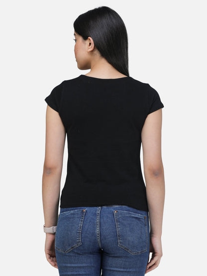 SCORPOUS SOLID BLACK TOP