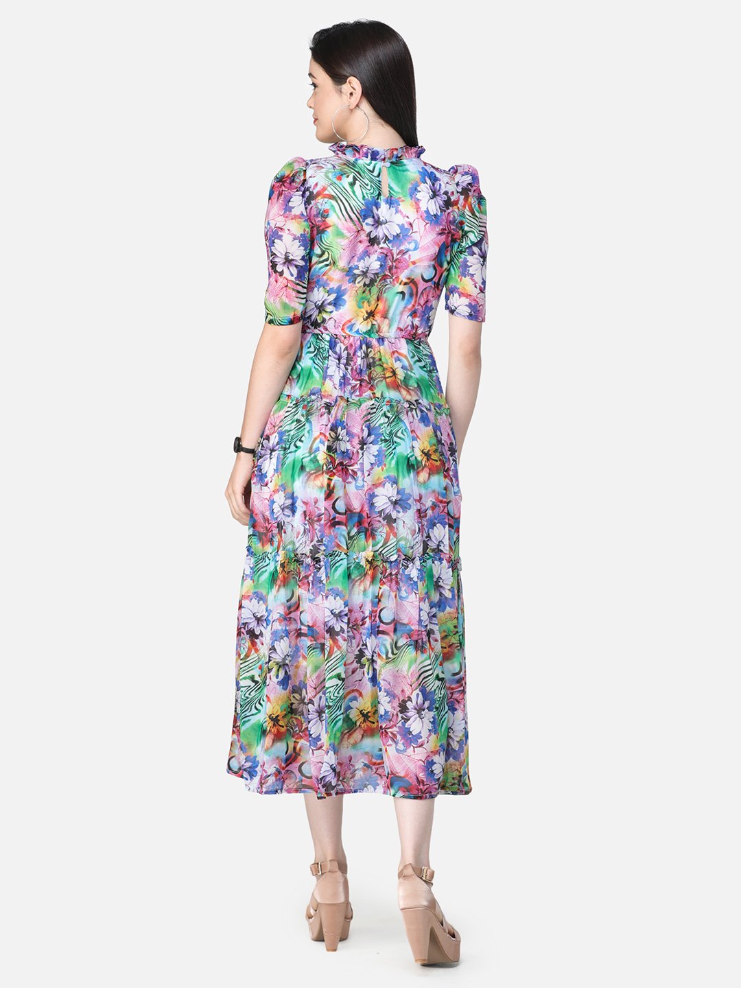 SCORPIUS Multicolour Printed dress