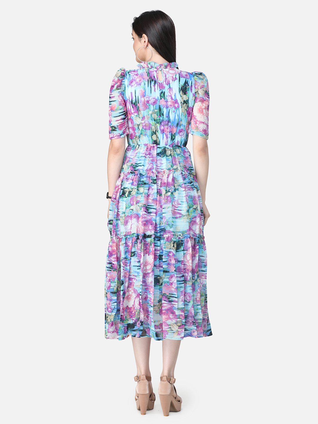 SCORPIUS Multicolour Printed dress