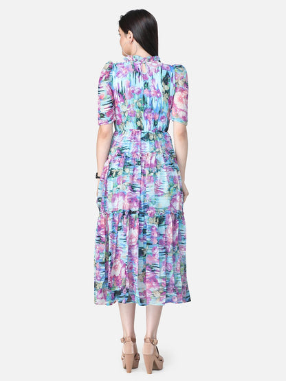 SCORPIUS Multicolour Printed dress