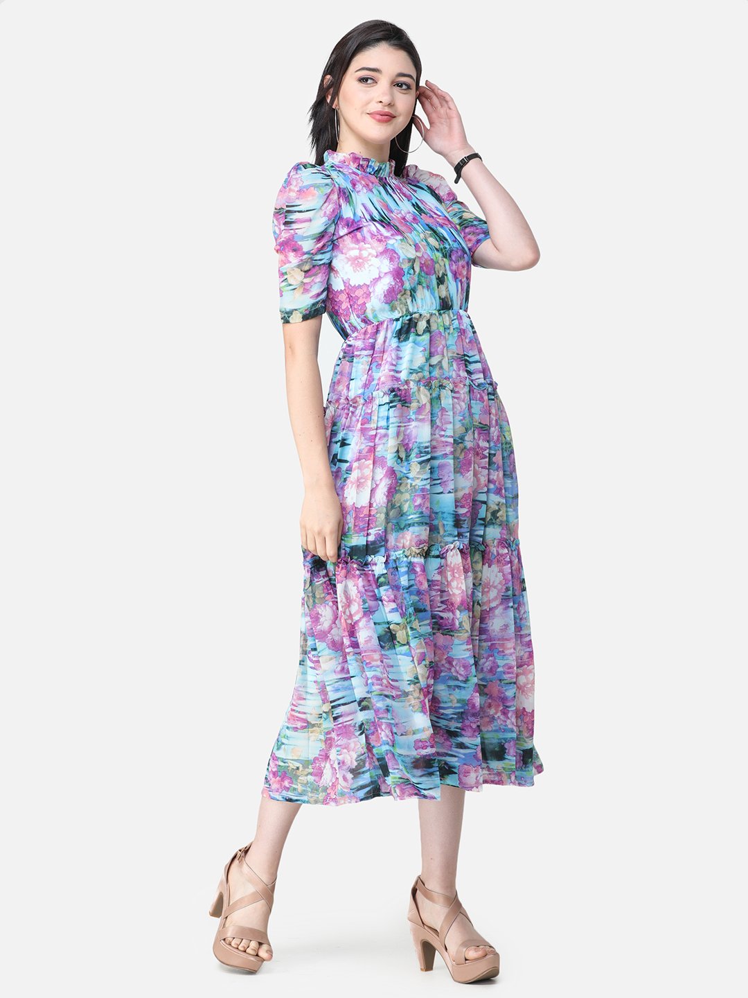 SCORPIUS Multicolour Printed dress