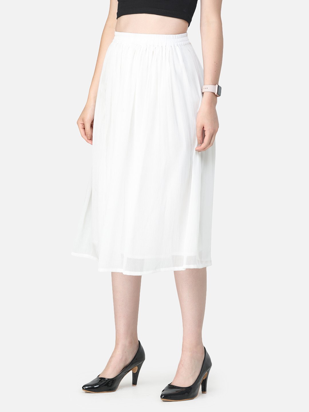 Solid White Skirt