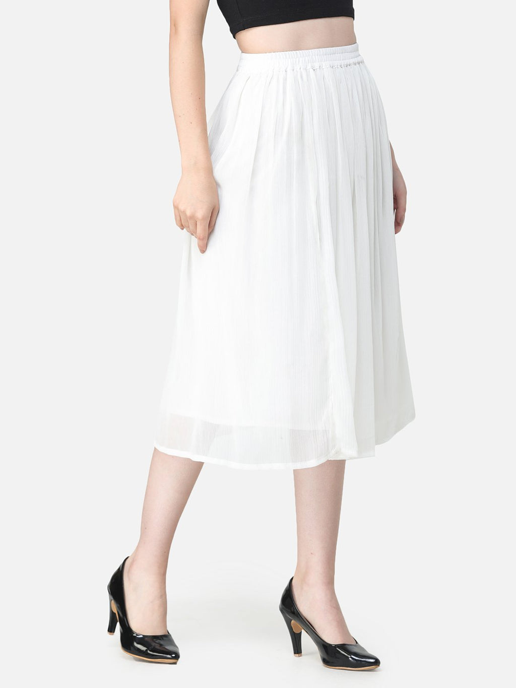 Solid White Skirt