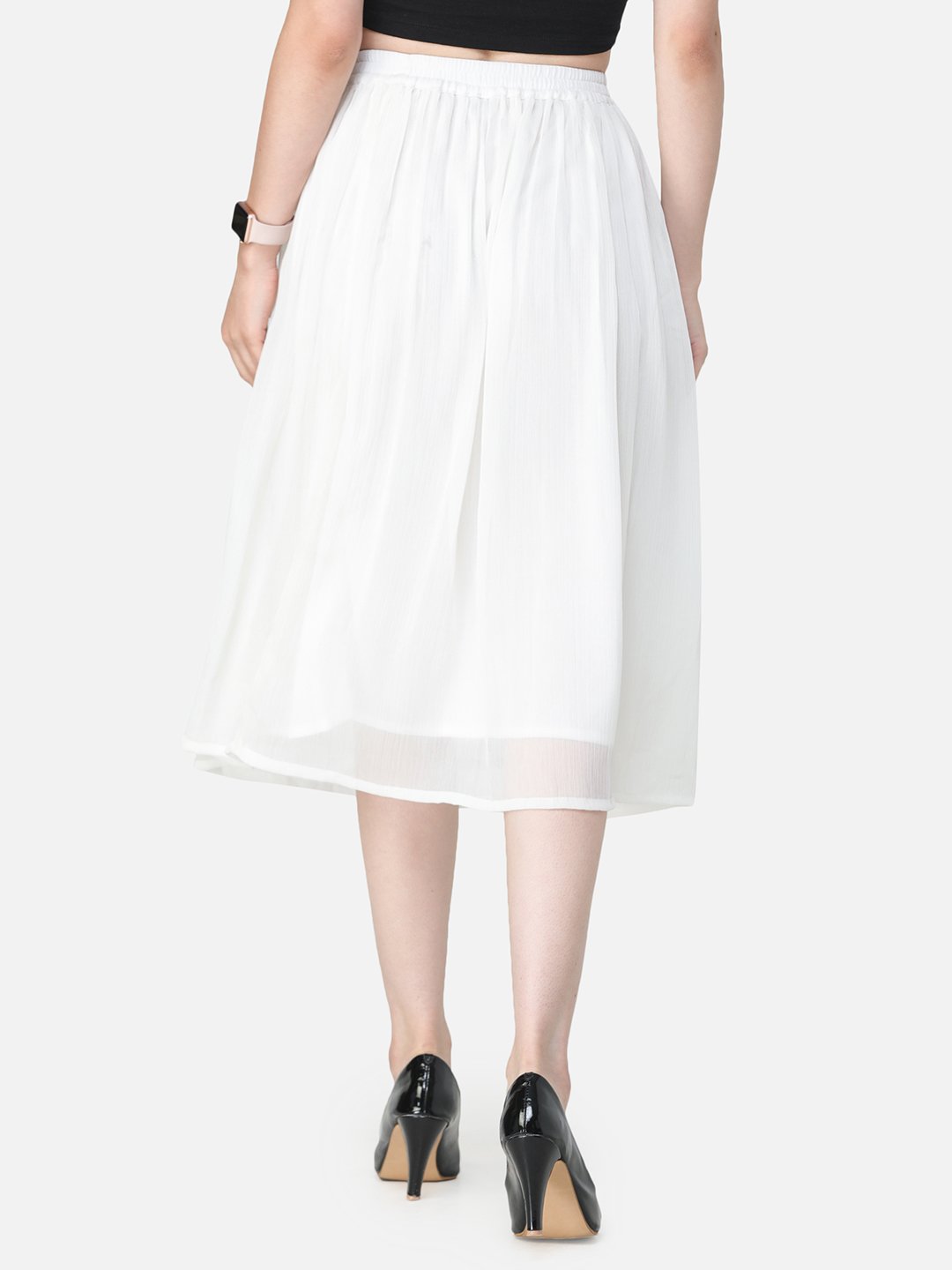 Solid White Skirt