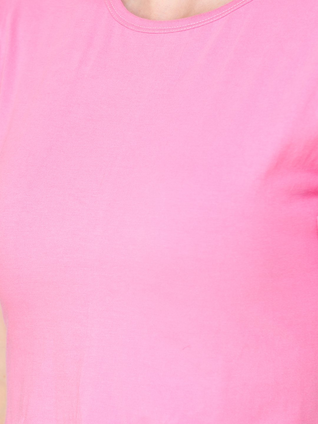 SCORPIUS SOLID PINK CROP TOP