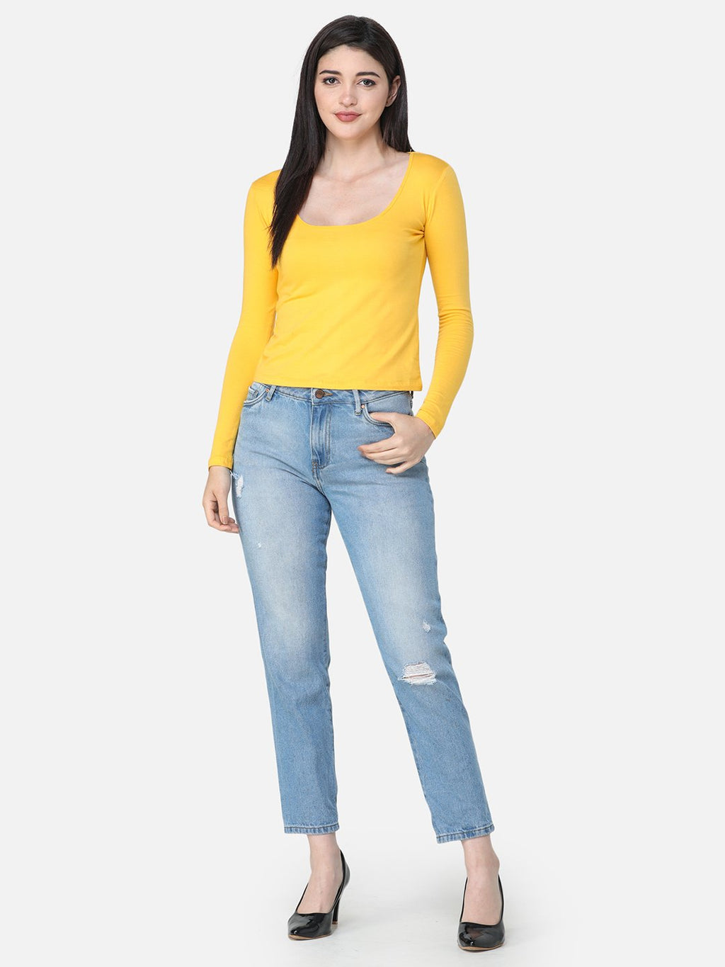 SCORPIUS SOLID YELLOW TOP