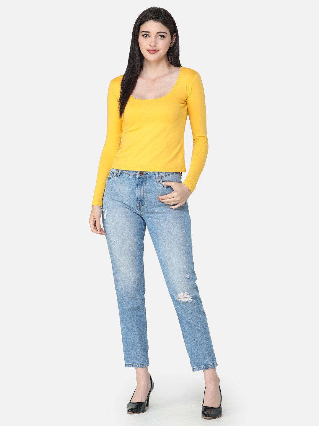 SCORPIUS SOLID YELLOW TOP