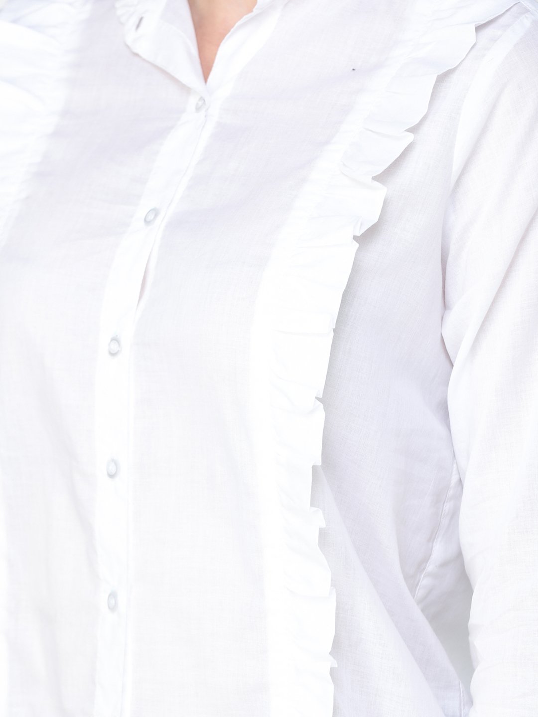 White Shirt with Frills