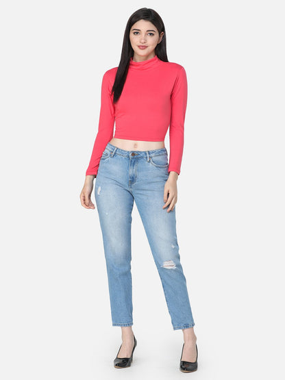 SCORPIUS SOLID CORAL TOP