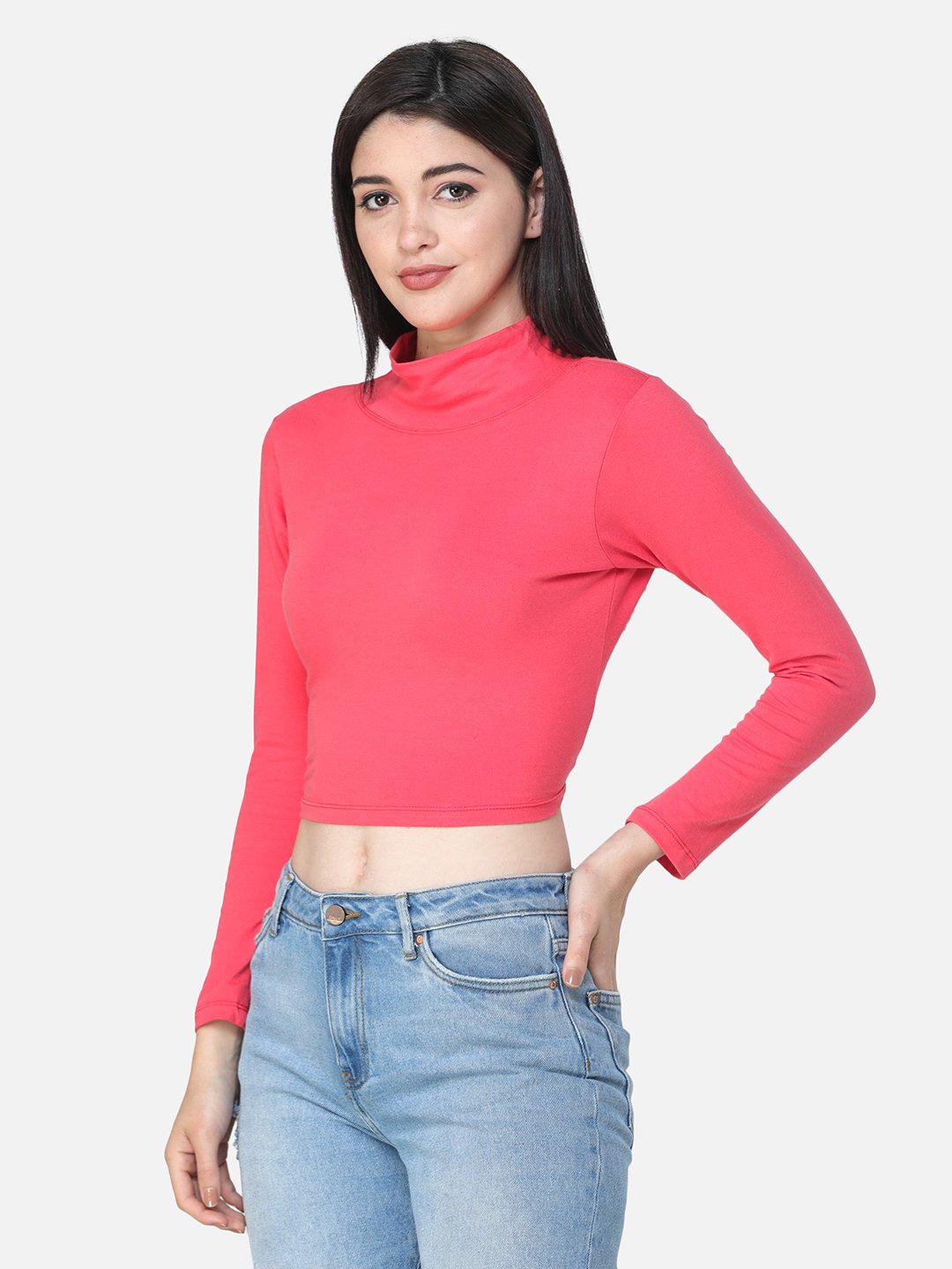 SCORPIUS SOLID CORAL TOP
