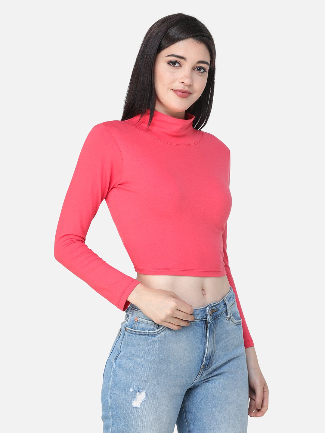 SCORPIUS SOLID CORAL TOP