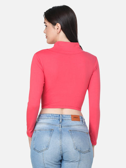 SCORPIUS SOLID CORAL TOP