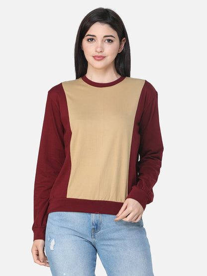 SCORPIUS SOLID MAROON TOP