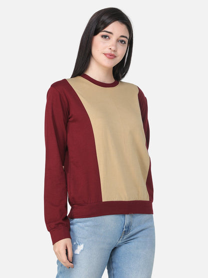 SCORPIUS SOLID MAROON TOP