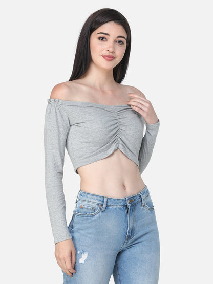 SCORPIUS SOLID GREY TOP