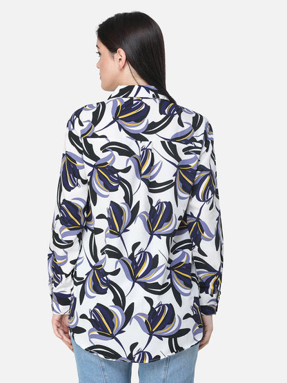 White Printed Shirt