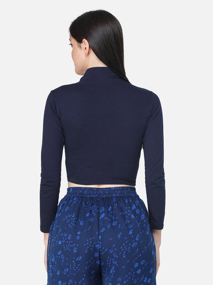 SCORPIUS SOLID NAVY TOP