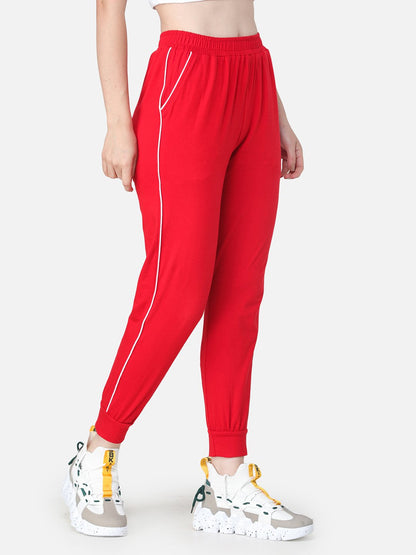 Red Striped Trackpants