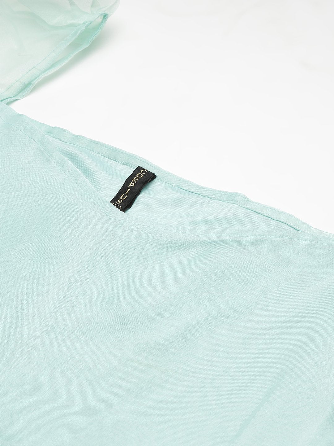 SCORPIUS Green Organza Croptop